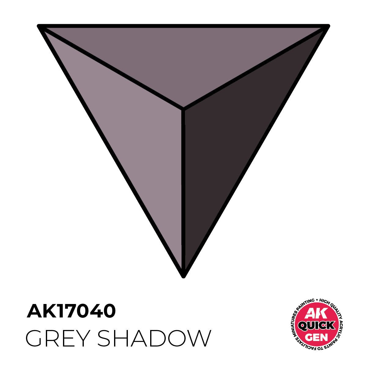 AK Interactive Quick Gen - Grey Shadow 18ml AK17040 - Loaded Dice