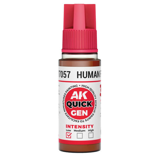 AK Quick Gen contrast paint Human Flesh 18ml dropper bottle