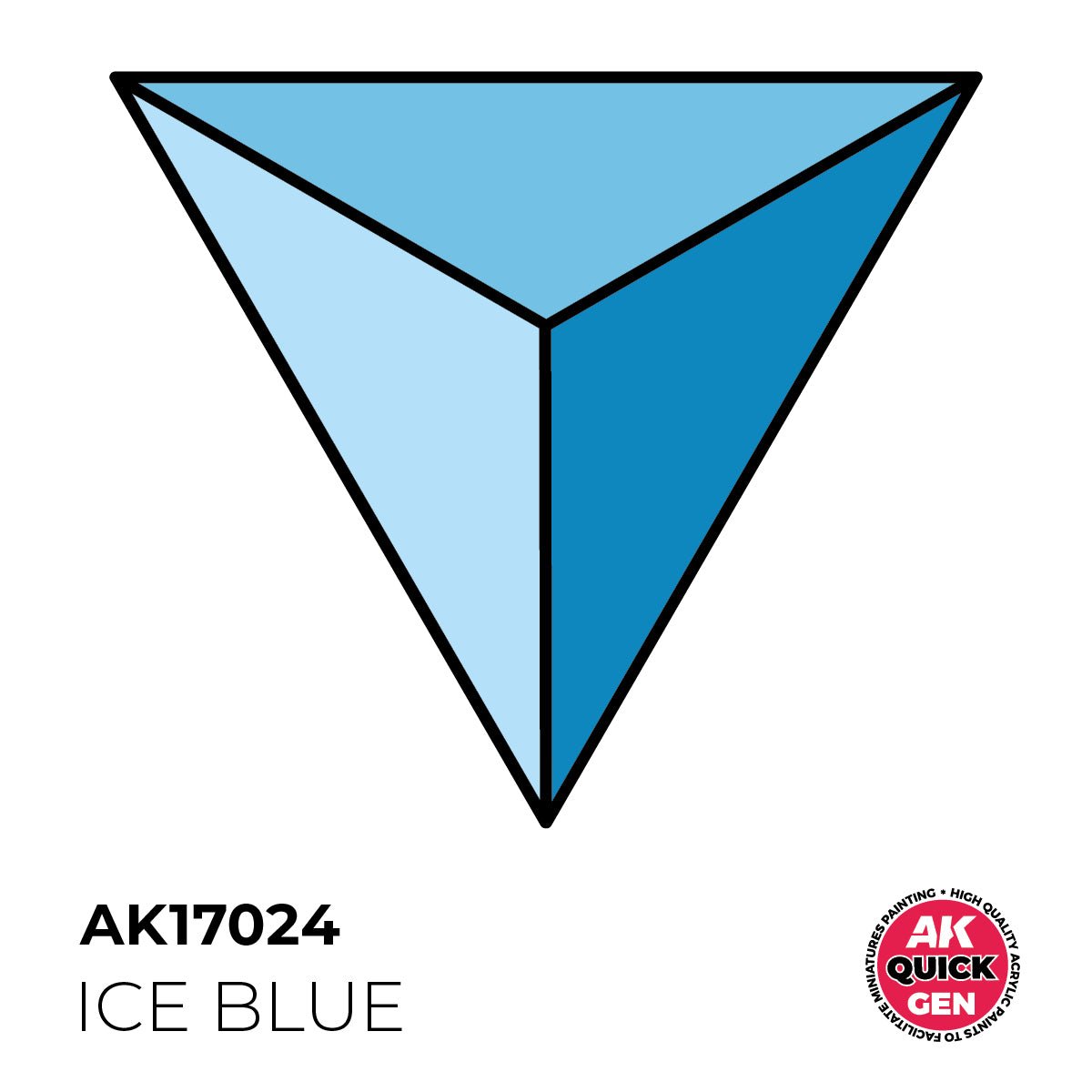 AK Interactive Quick Gen - Ice Blue 18ml AK17024 - Loaded Dice