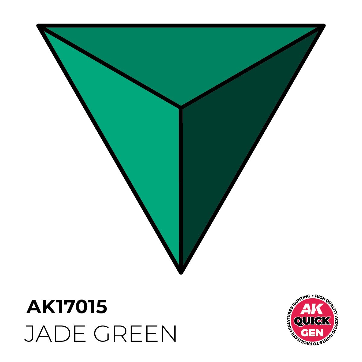 AK Interactive Quick Gen - Jade Green 18ml AK17015 - Loaded Dice