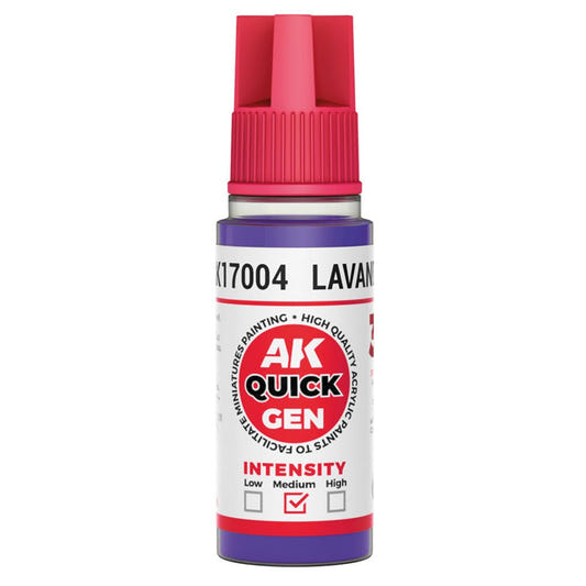 AK Quick Gen contrast paint Lavender 18ml dropper bottle
