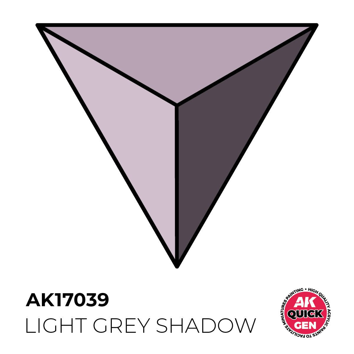 AK Interactive Quick Gen - Light Grey Shadow 18ml AK17039 - Loaded Dice