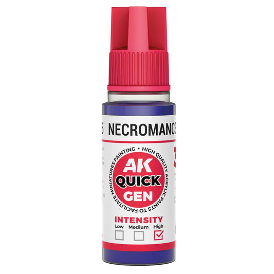 AK Quick Gen contrast paint Necromancer Purple 18ml dropper bottle