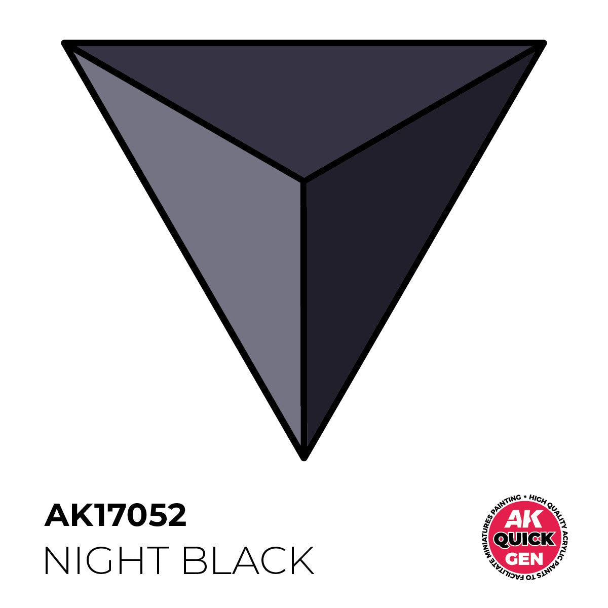 AK Interactive Quick Gen - Night Black 18ml AK17052 - Loaded Dice