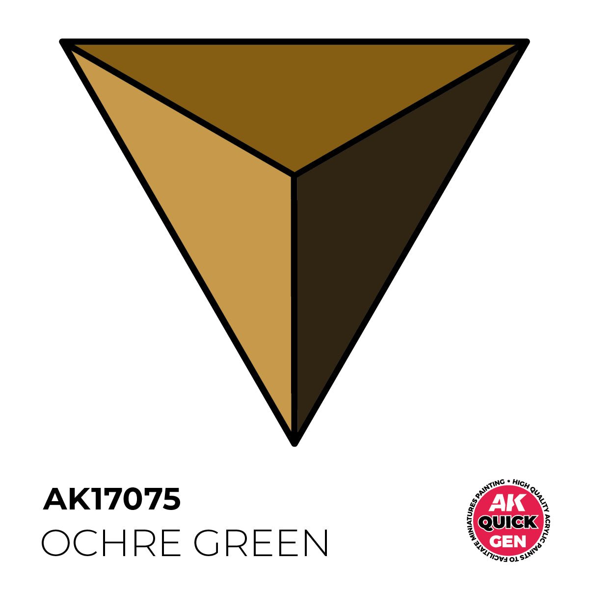 AK Interactive Quick Gen - Ochre Green 18ml AK17075 - Loaded Dice