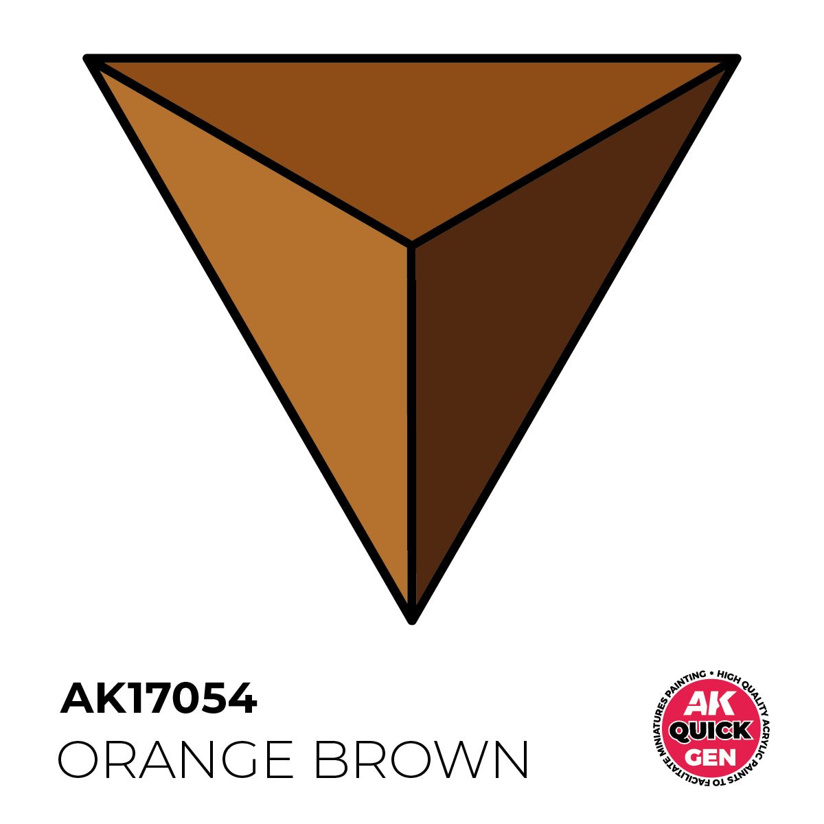 AK Interactive Quick Gen - Orange Brown 18ml AK17054 - Loaded Dice
