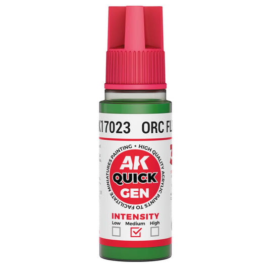 AK Quick Gen contrast paint Orc Flesh 18ml dropper bottle