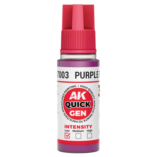 AK Quick Gen contrast paint Purple Flesh 18ml dropper bottle