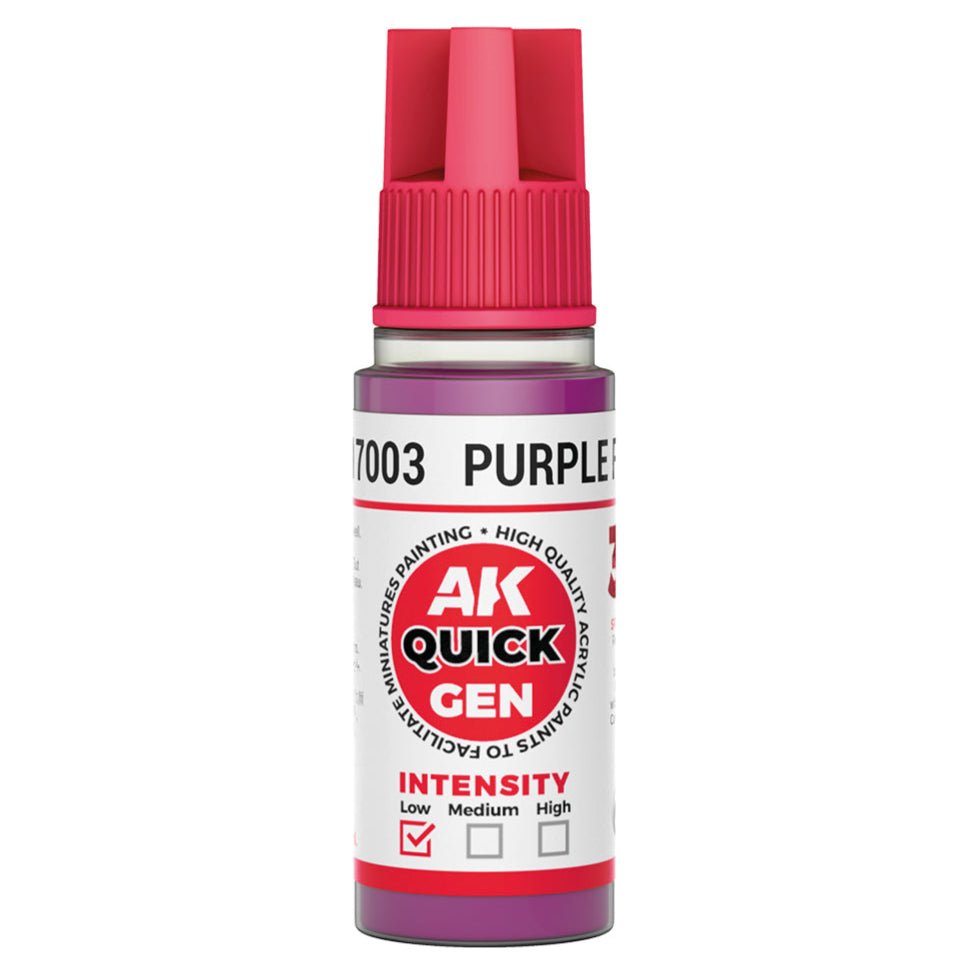 AK Quick Gen contrast paint Purple Flesh 18ml dropper bottle