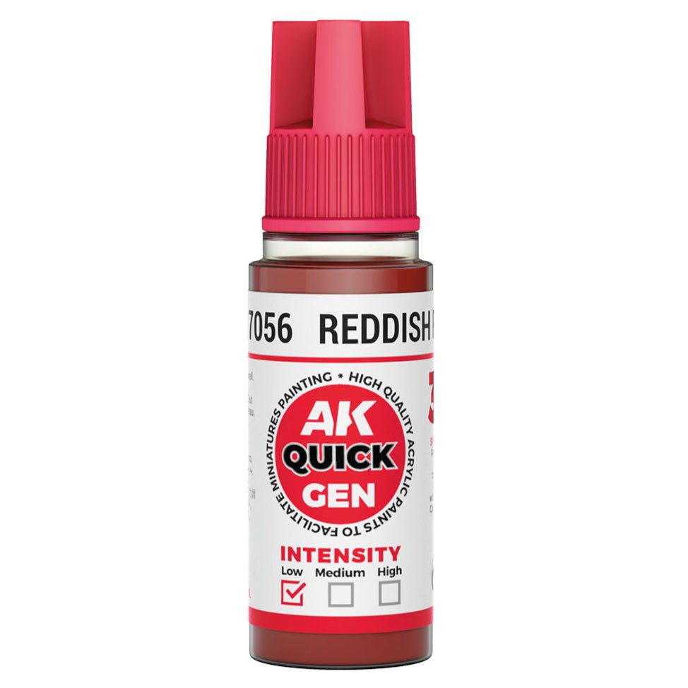 AK Quick Gen contrast paint Reddish Flesh 18ml dropper bottle