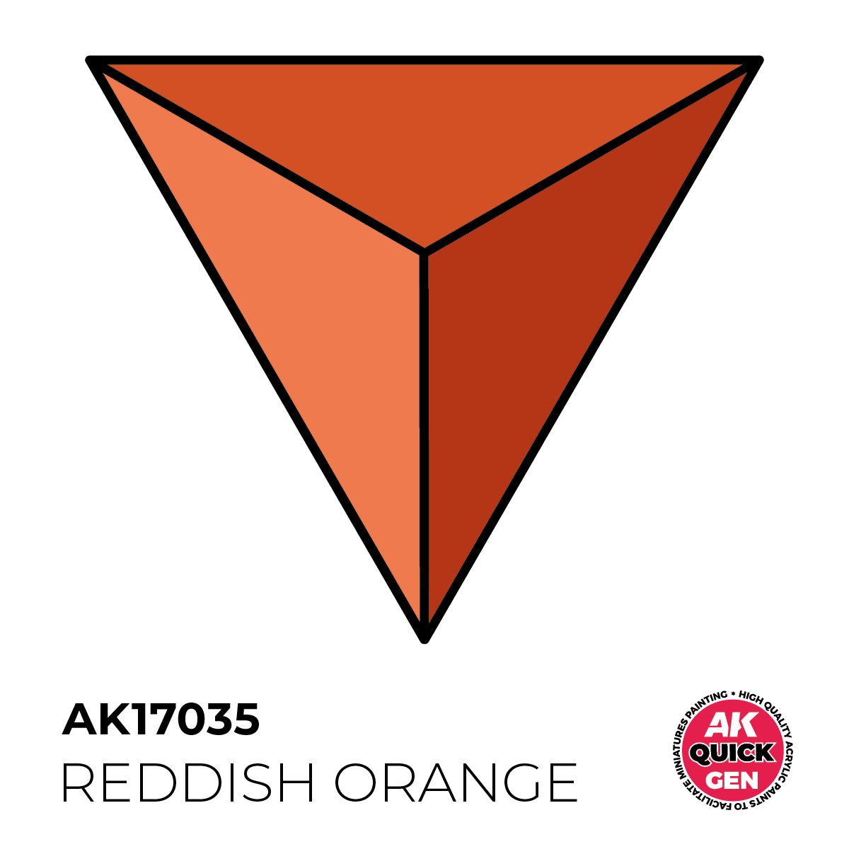 AK Interactive Quick Gen - Reddish Orange 18ml AK17035 - Loaded Dice