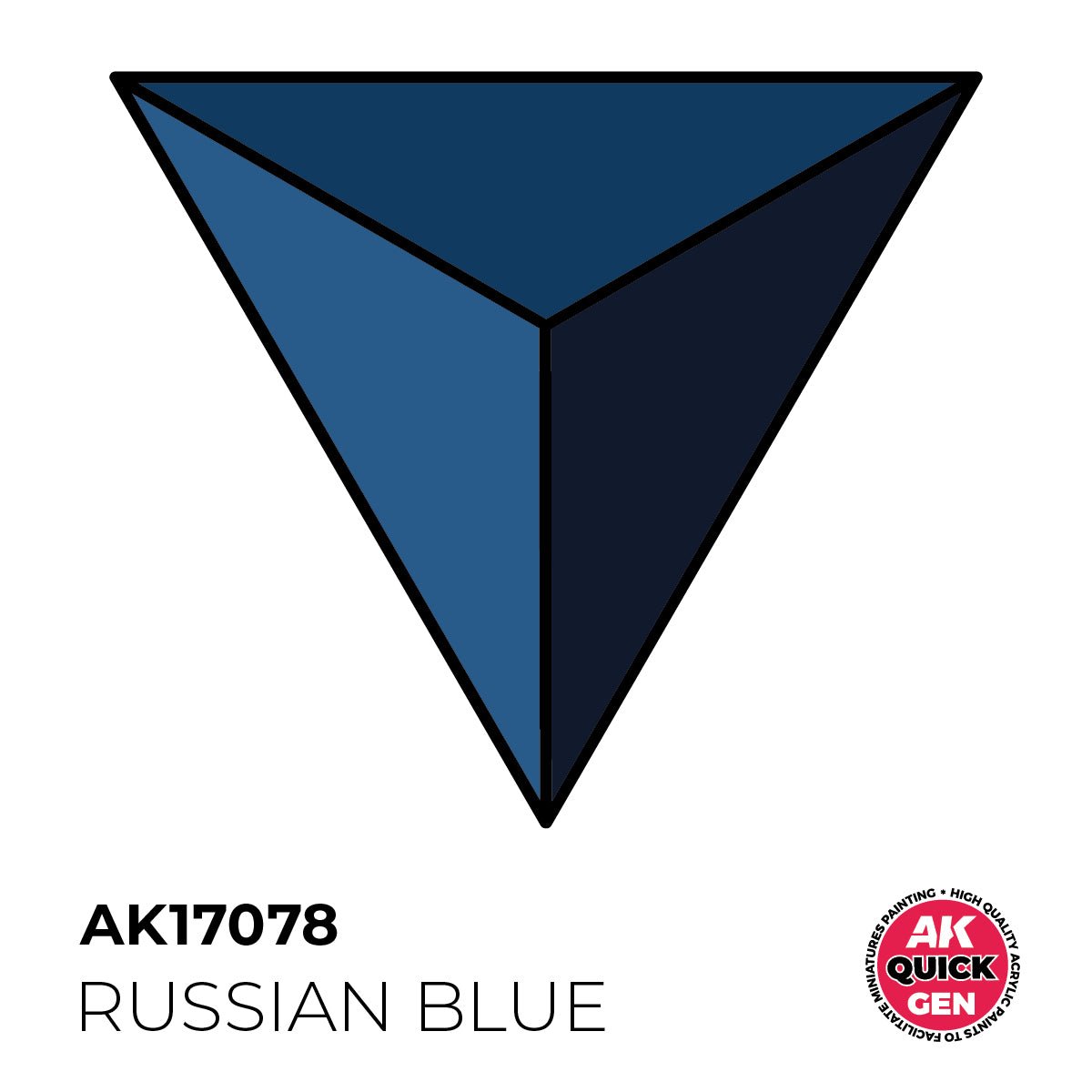 AK Interactive Quick Gen - Russian Blue 18ml AK17078 - Loaded Dice