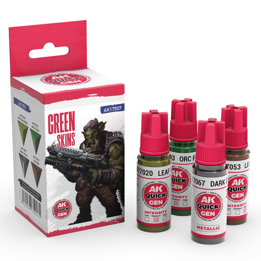 AK Interactive Quick Gen Set - Green Skins AK17507 - Loaded Dice