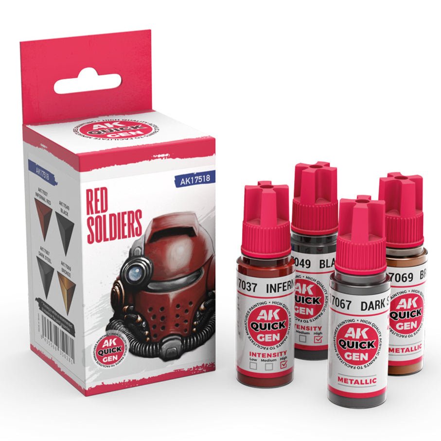 AK Interactive Quick Gen Set - Red Soldiers AK17518 - Loaded Dice