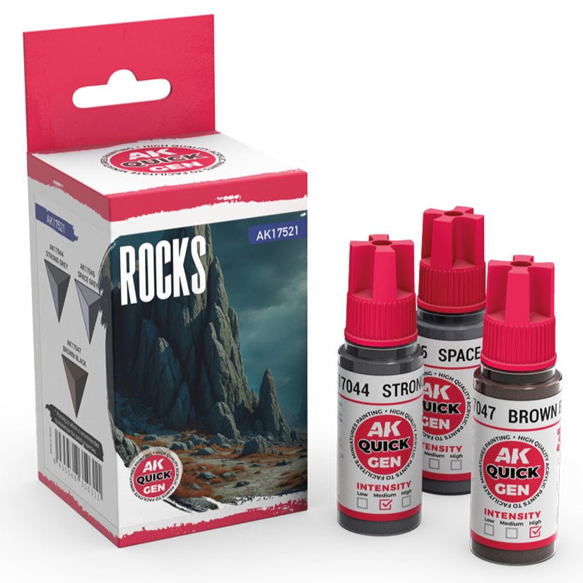 AK Interactive Quick Gen Set - Rocks AK17521 - Loaded Dice