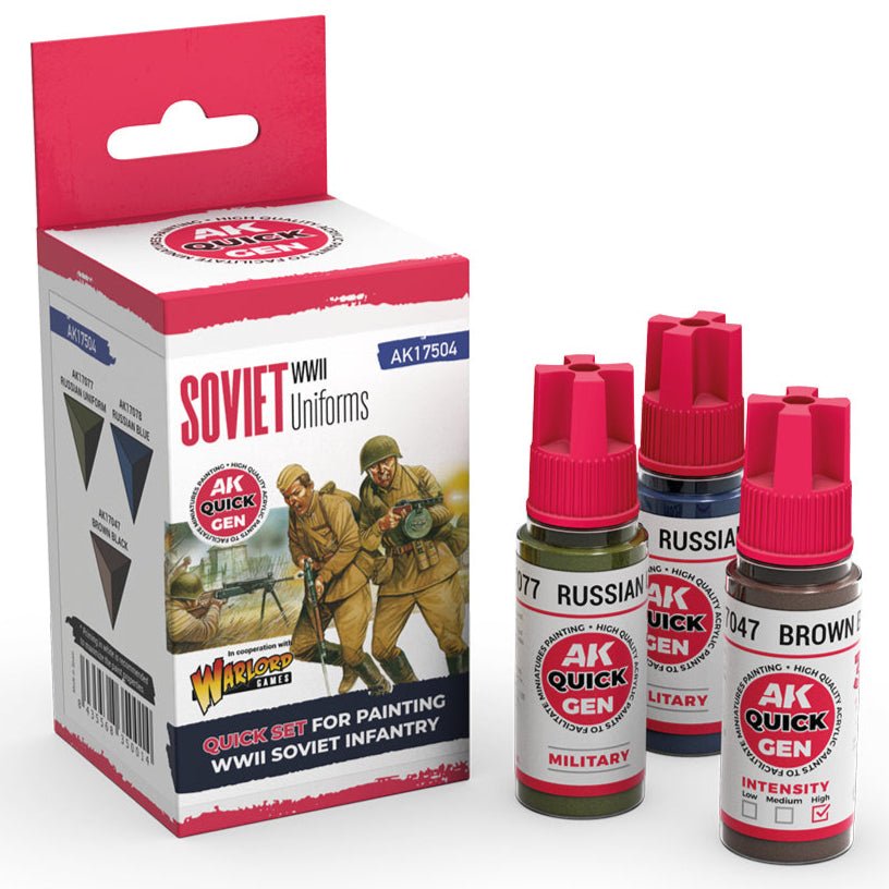 AK Interactive Quick Gen Set - Soviet Uniforms AK17504 - Loaded Dice