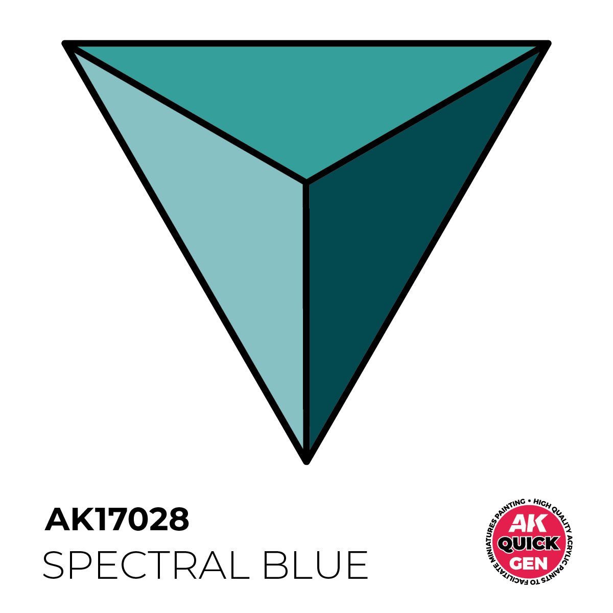 AK Interactive Quick Gen - Spectral Blue 18ml AK17028 - Loaded Dice