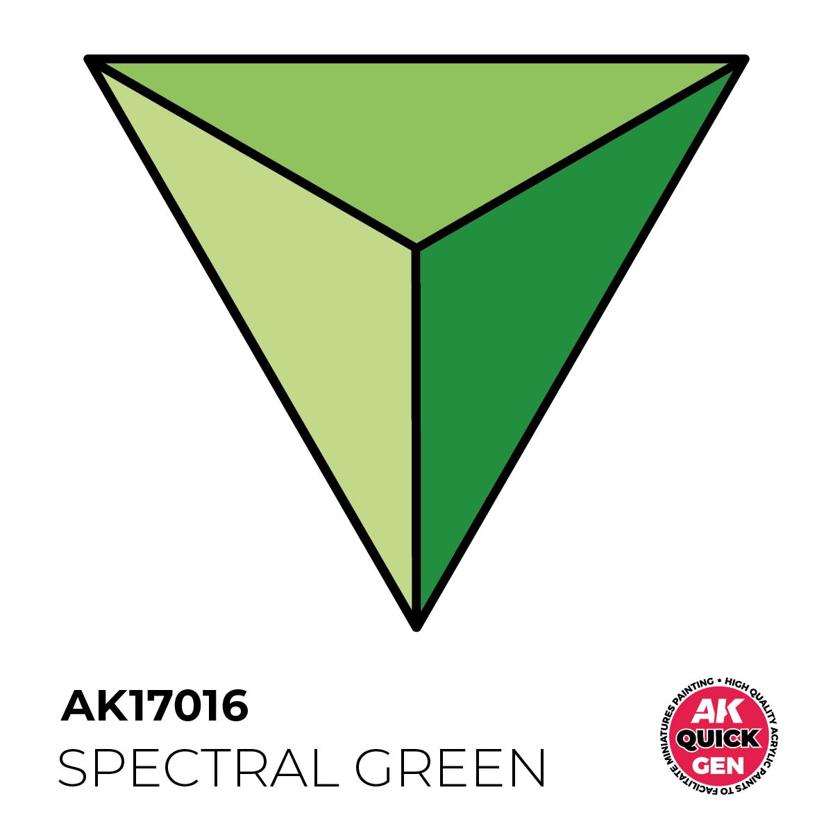 AK Interactive Quick Gen - Spectral Green 18ml AK17016 - Loaded Dice