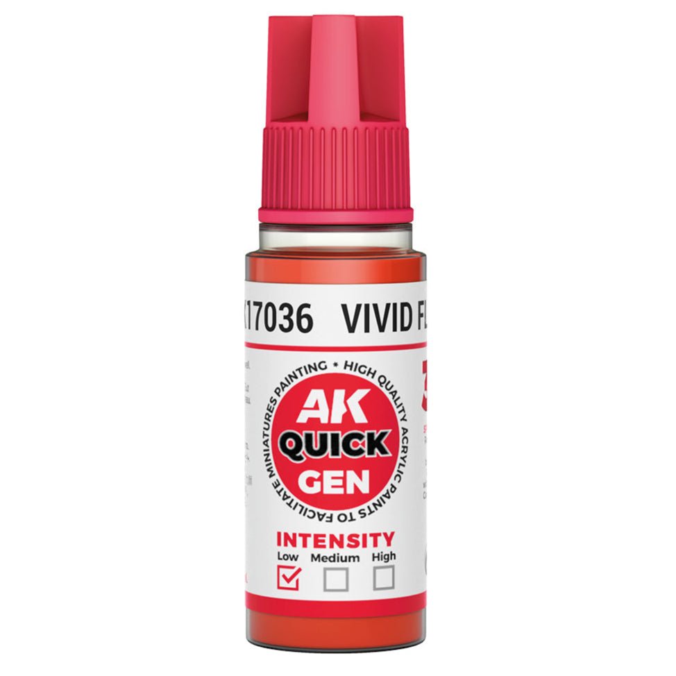 AK Quick Gen contrast paint Vivid Flesh 18ml dropper bottle