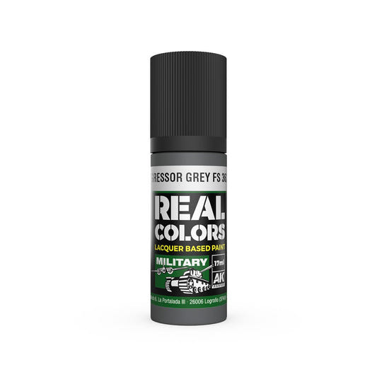 AK Interactive Real Colors acrylic lacquer paint Aggressor Grey FS 36251