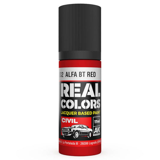 AK Interactive Real Colors acrylic lacquer paint Alfa BT Red