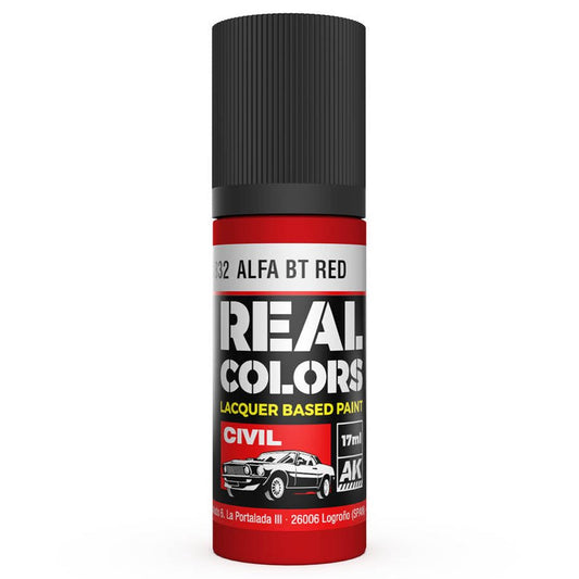AK Interactive Real Colors acrylic lacquer paint Alfa BT Red