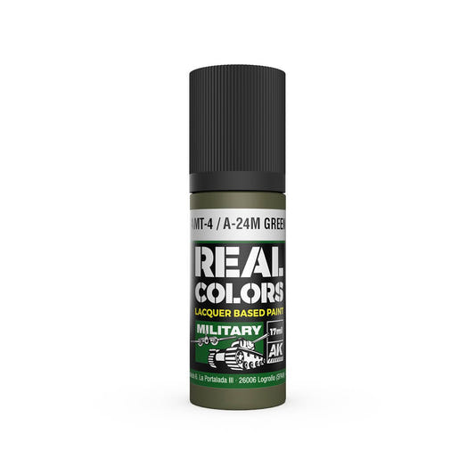 AK Interactive Real Colors acrylic lacquer paint AMT-4 / A-24m Green