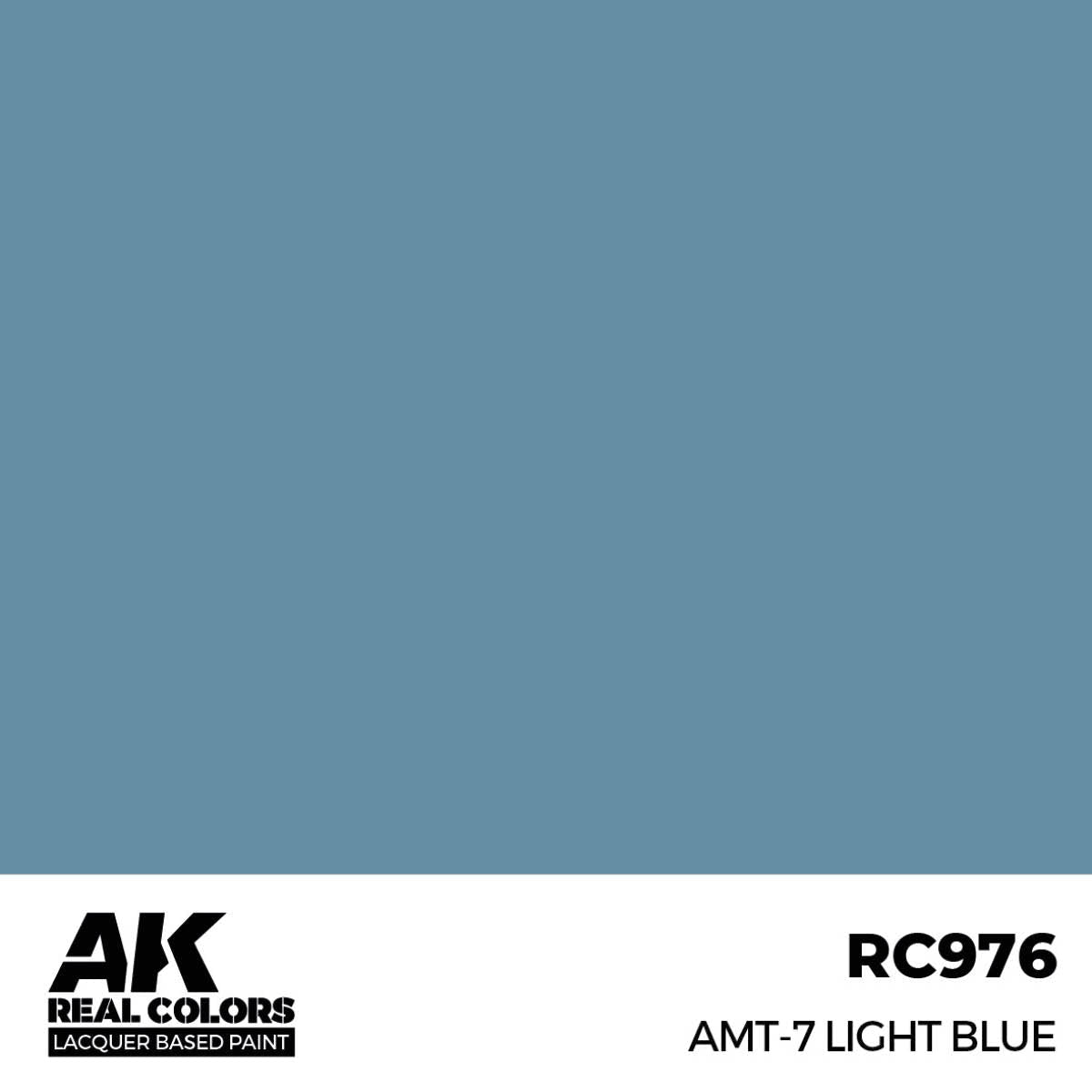AK Interactive Real Colors - AMT-7 Light Blue - Loaded Dice
