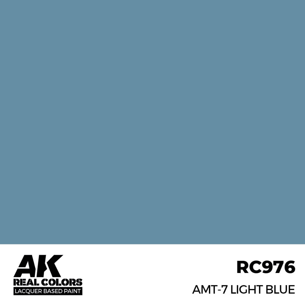AK Interactive Real Colors - AMT-7 Light Blue - Loaded Dice