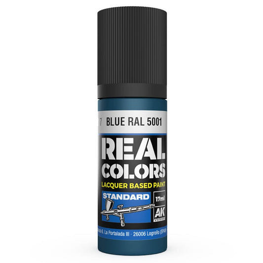 AK Interactive Real Colors acrylic lacquer paint Blue RAL 5001