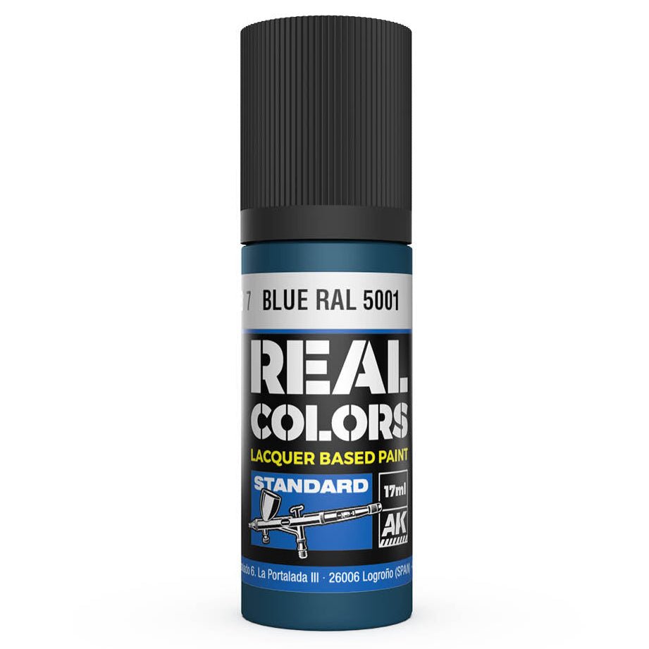 AK Interactive Real Colors acrylic lacquer paint Blue RAL 5001