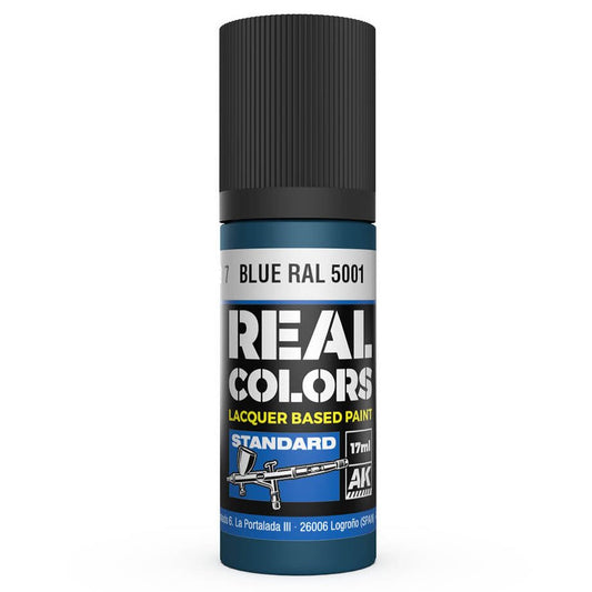 AK Interactive Real Colors acrylic lacquer paint Blue RAL 5001