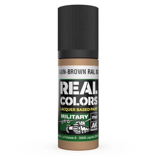AK Interactive Real Colors acrylic lacquer paint Braun-Brown RAL 8020