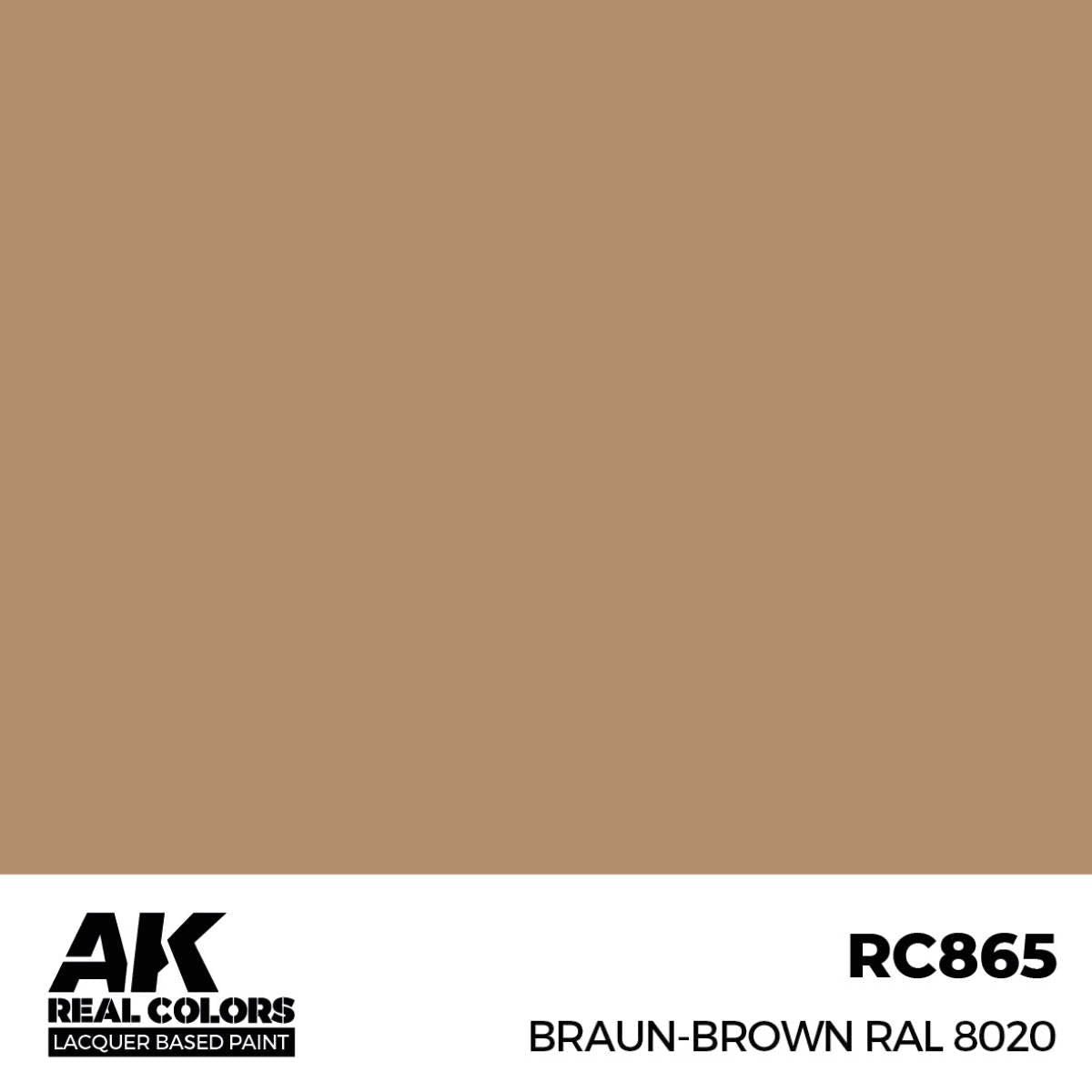 AK Interactive Real Colors - Braun-Brown RAL 8020 - Loaded Dice