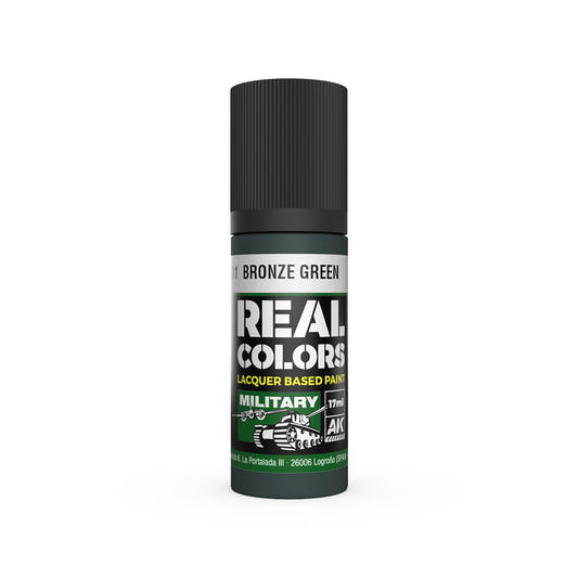 AK Interactive Real Colors acrylic lacquer paint Bronze Green