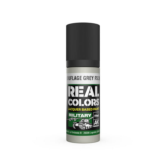 AK Interactive Real Colors acrylic lacquer paint Camouflage Grey FS 36622