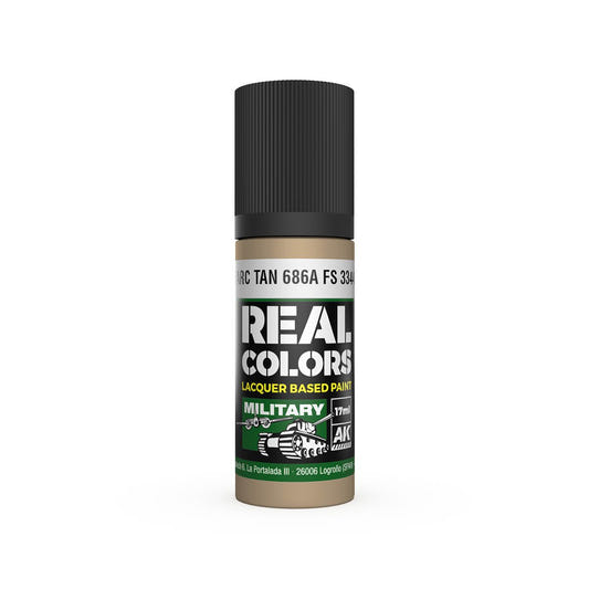 AK Interactive Real Colors acrylic lacquer paint CARC Tan 686A FS 33446