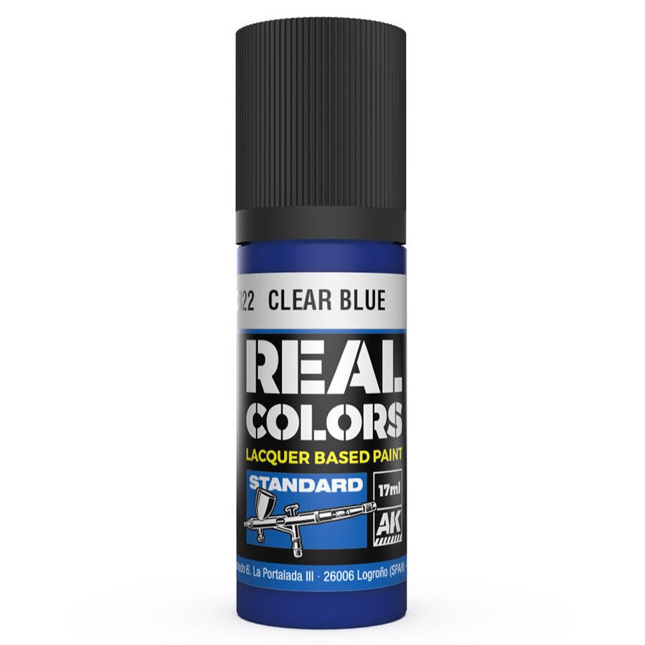 AK Interactive Real Colors acrylic lacquer paint Clear Blue