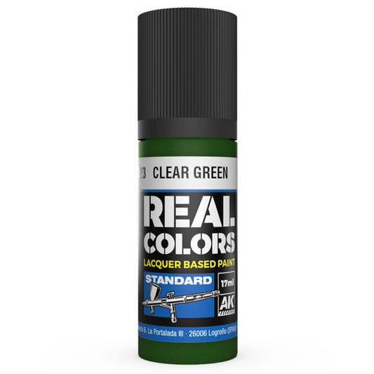 AK Interactive Real Colors acrylic lacquer paint Clear Green
