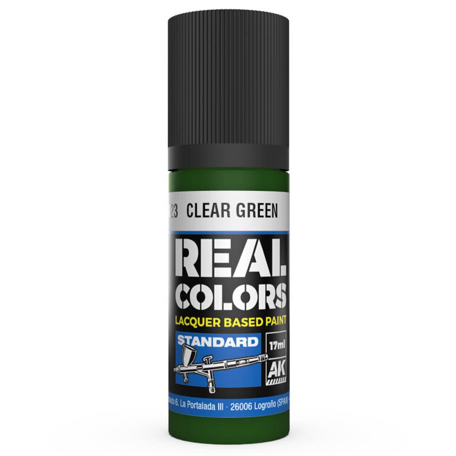 AK Interactive Real Colors acrylic lacquer paint Clear Green