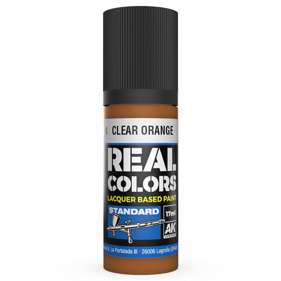 AK Interactive Real Colors acrylic lacquer paint Clear Orange