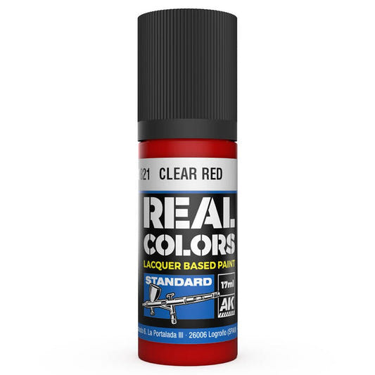 AK Interactive Real Colors acrylic lacquer paint Clear Red