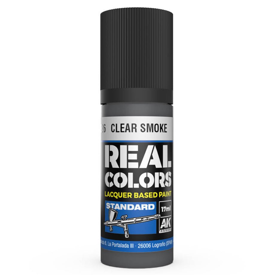 AK Interactive Real Colors acrylic lacquer paint Clear Smoke