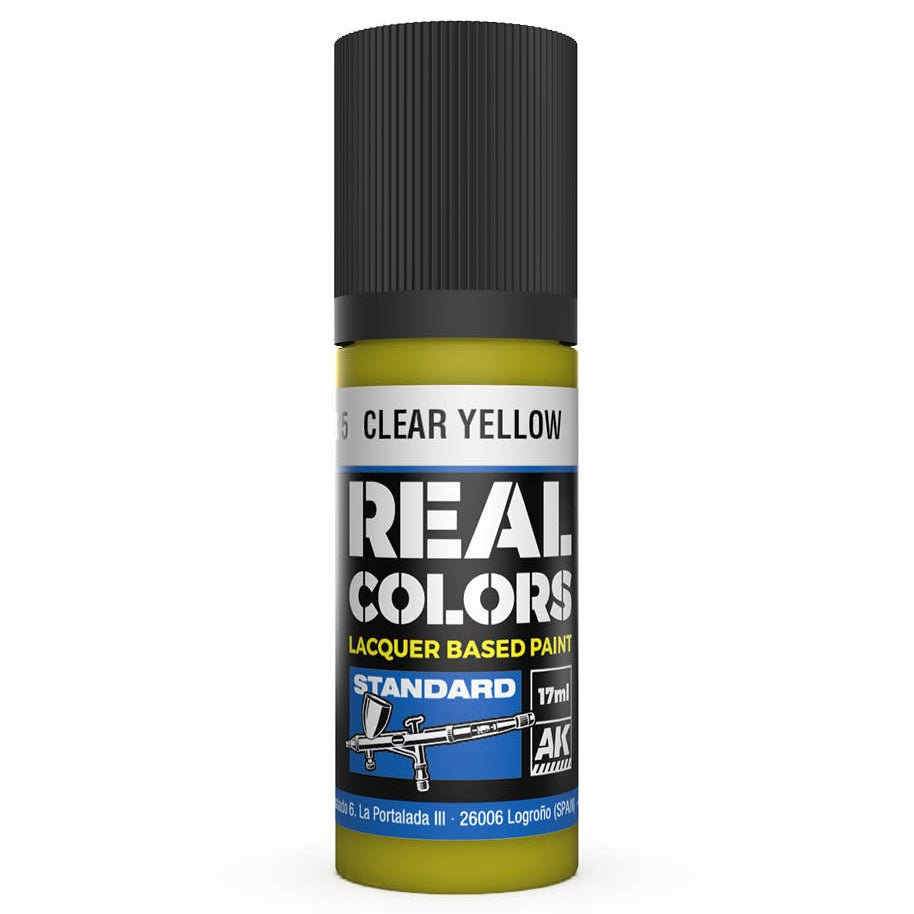 AK Interactive Real Colors acrylic lacquer paint Clear Yellow