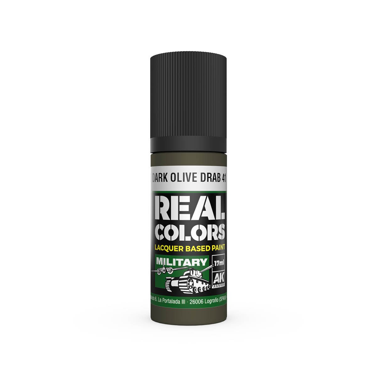 AK Interactive Real Colors acrylic lacquer paint Dark Olive Drab 41