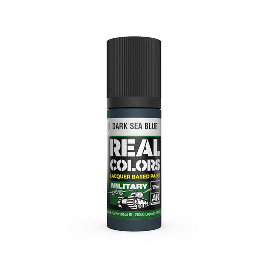 AK Interactive Real Colors acrylic lacquer paint Dark Sea Blue