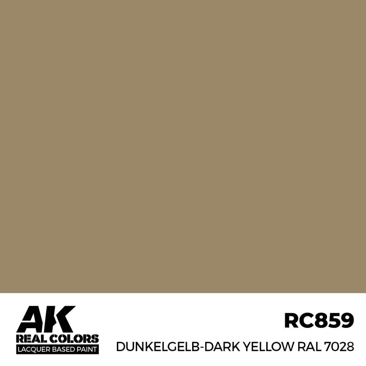 AK Interactive Real Colors - Dunkelgelb-Dark Yellow RAL 7028 - Loaded Dice
