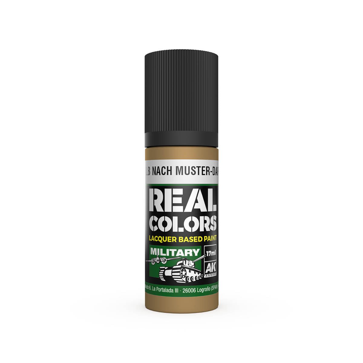 AK Interactive Real Colors acrylic lacquer paint Dunkelgelb Nach Muster-Dark Yellow Acc. to Sample