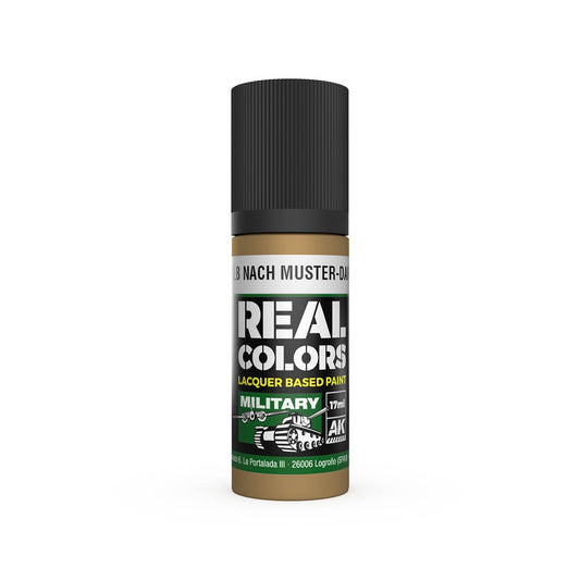 AK Interactive Real Colors acrylic lacquer paint Dunkelgelb Nach Muster-Dark Yellow Acc. to Sample