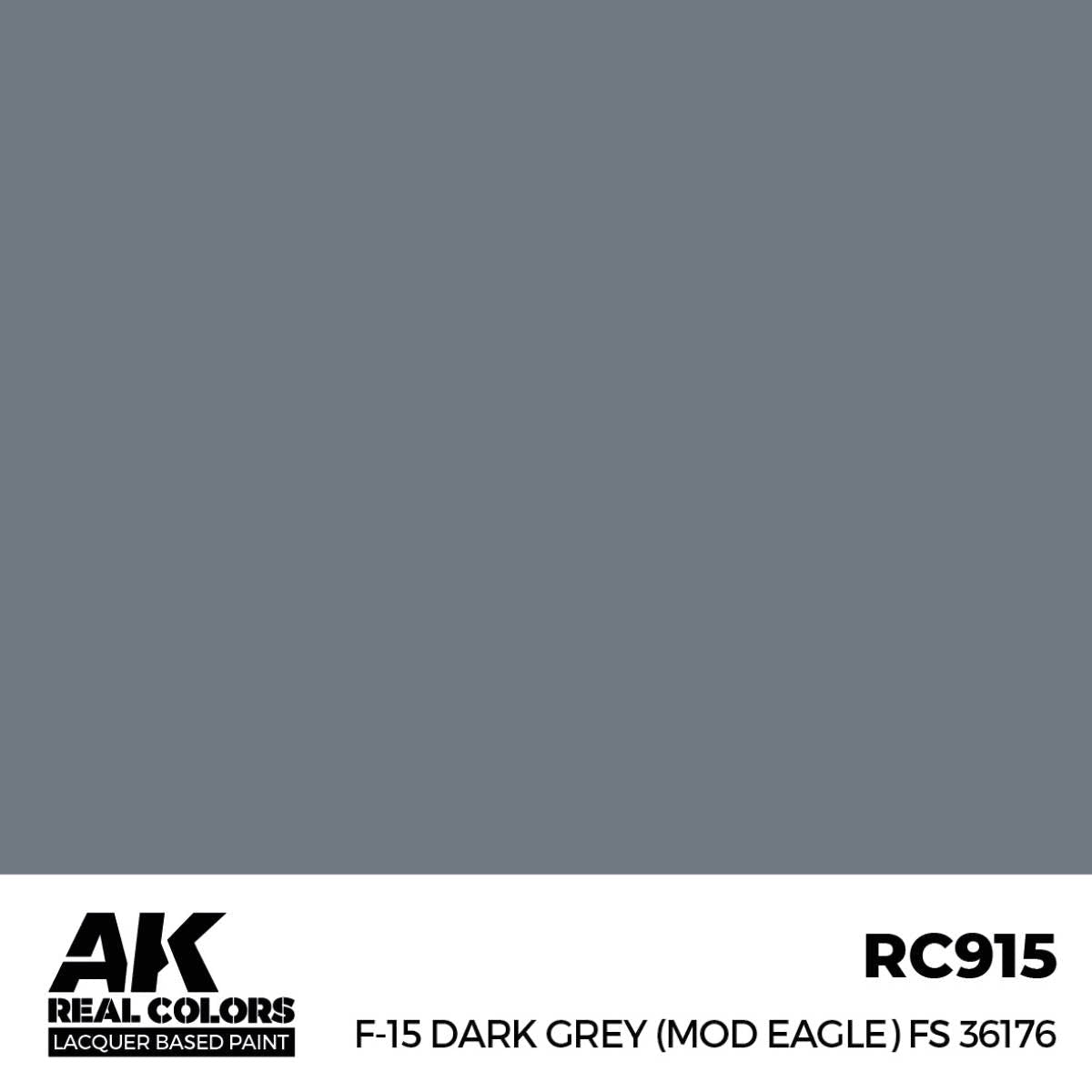 AK Interactive Real Colors - F-15 Dark Grey (Mod Eagle) FS 36176 - Loaded Dice